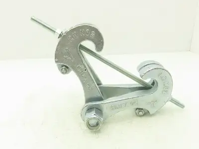 Anvil 4HYR3 1-Ton Adj I-Beam Steel Clamp Hanger 3-7" Beam 3/8"Rod 2160Lb