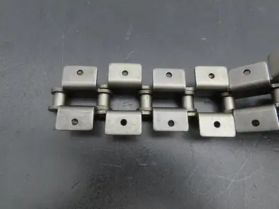 HKK C2060H Conveyor Attachment Roller Chain 1.5" Dbl Pitch 41"L  Lot of 8pcs