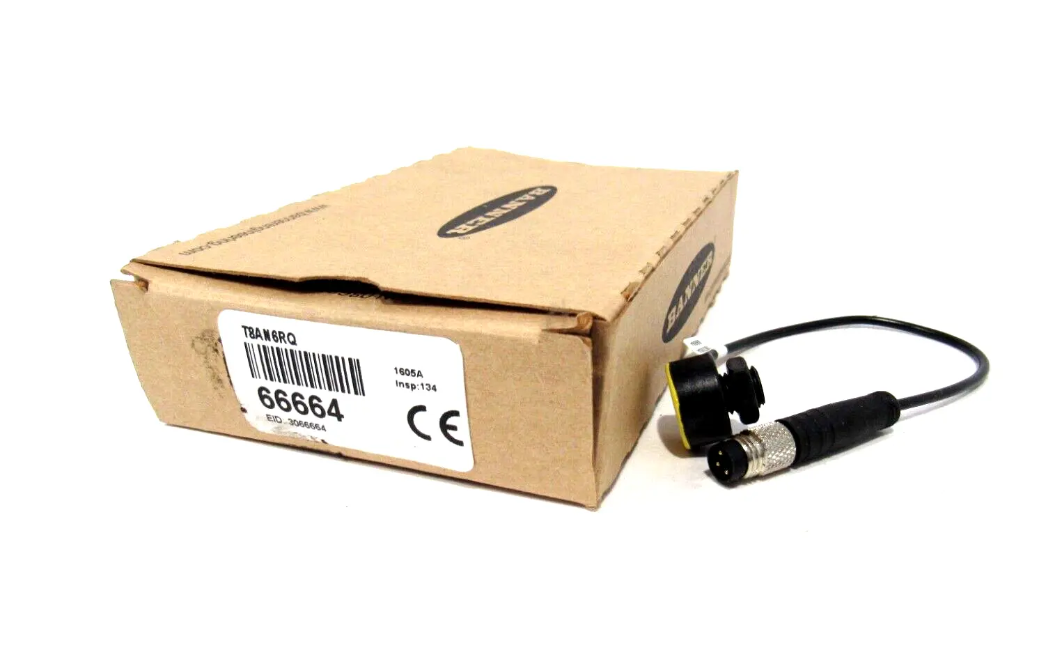NEW BANNER ENGINEERING T8AN6RQ SENSOR 66664