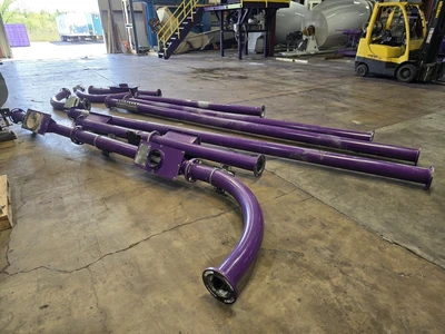 6" Diameter Hapman TubePro™  Drag Conveying System, 15 HP, New In 2020