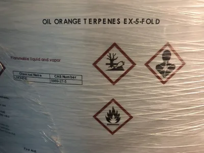 Citrus & Allied Essences oil orange terpenes ex-5 fold D’Limonene 55 gallon