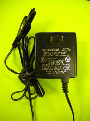 CLASS 2 CHARGER- NCQ-CS04  SPN4353A POWER ADAPTER