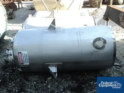 USED Lee Industries 600 Liter Lee Industries Reactor, 316L S/S, 50/100#