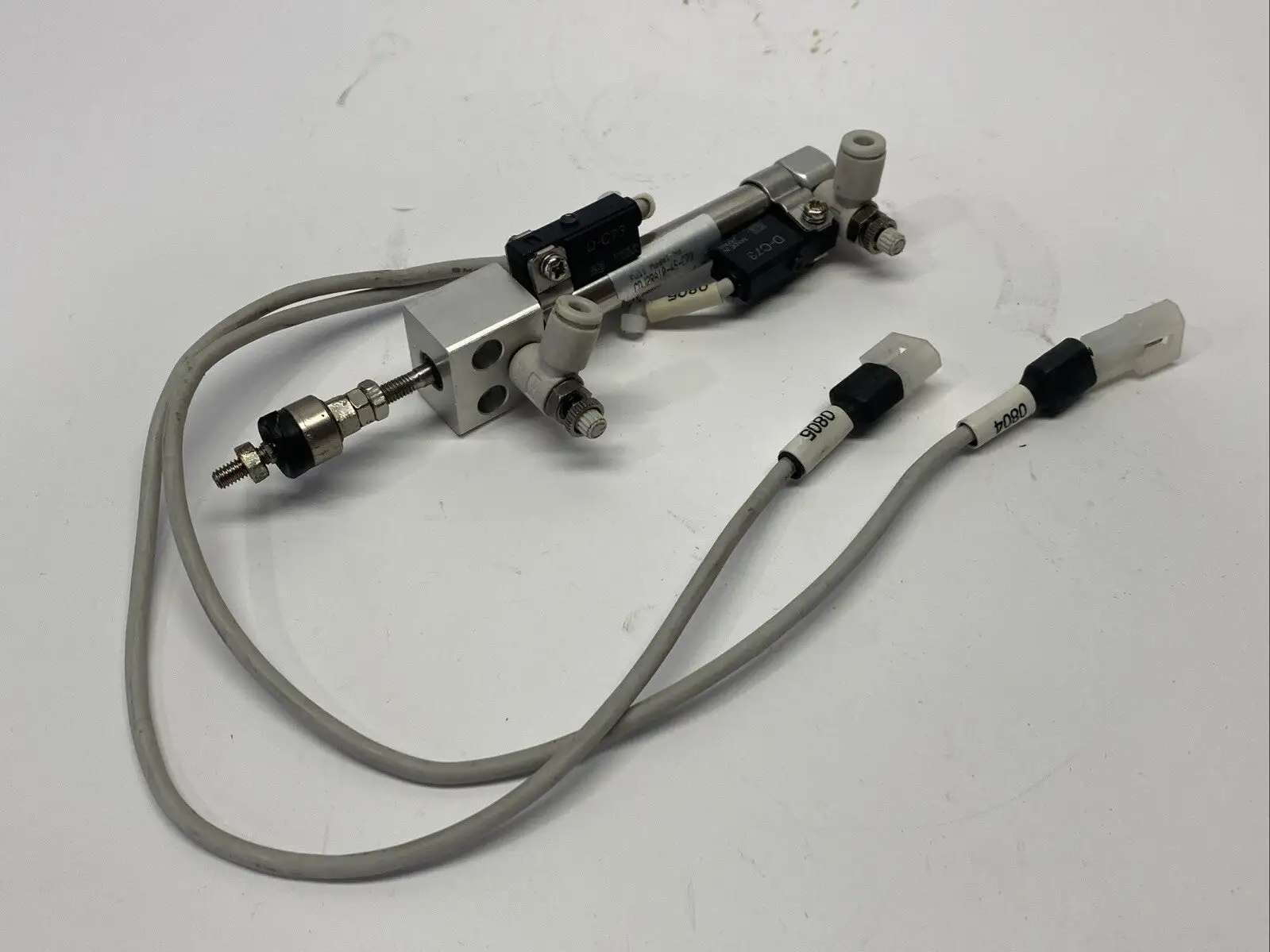 CDJ2RA10-45-C73 | SMC  Pneumatic Cylinder 10mm Bore 45mm Stroke w/2x D-C73 - Used