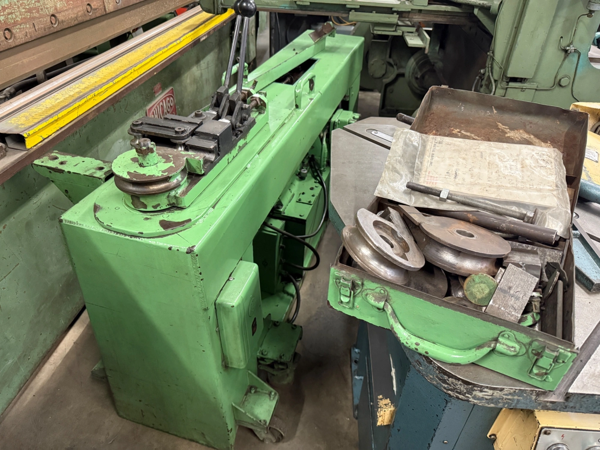 1" HYDRAULIC TUBE PIPE BENDER RACINE SIMPLEX HYDRAULICS #8202 #2