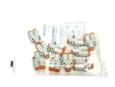 New | in-Stock SMC One-Touch Pneumatic Union Tee Fitting, 3/16" Tube OD, 10-PACK Parts (Hydraulics and Pneumatics) Michigan US | Maverick Industrial Sales #1391001
