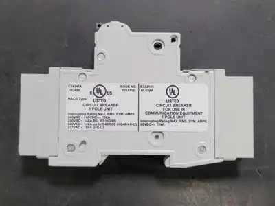 4 Amp, 1 Pole, 277 volts Circuit Breaker 5SJ4104-7HG42