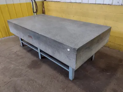 8' X 4' X 14" CHALLENGE PRECISION LAYOUT INSPECTION GRANITE TABLE: STOCK #23811