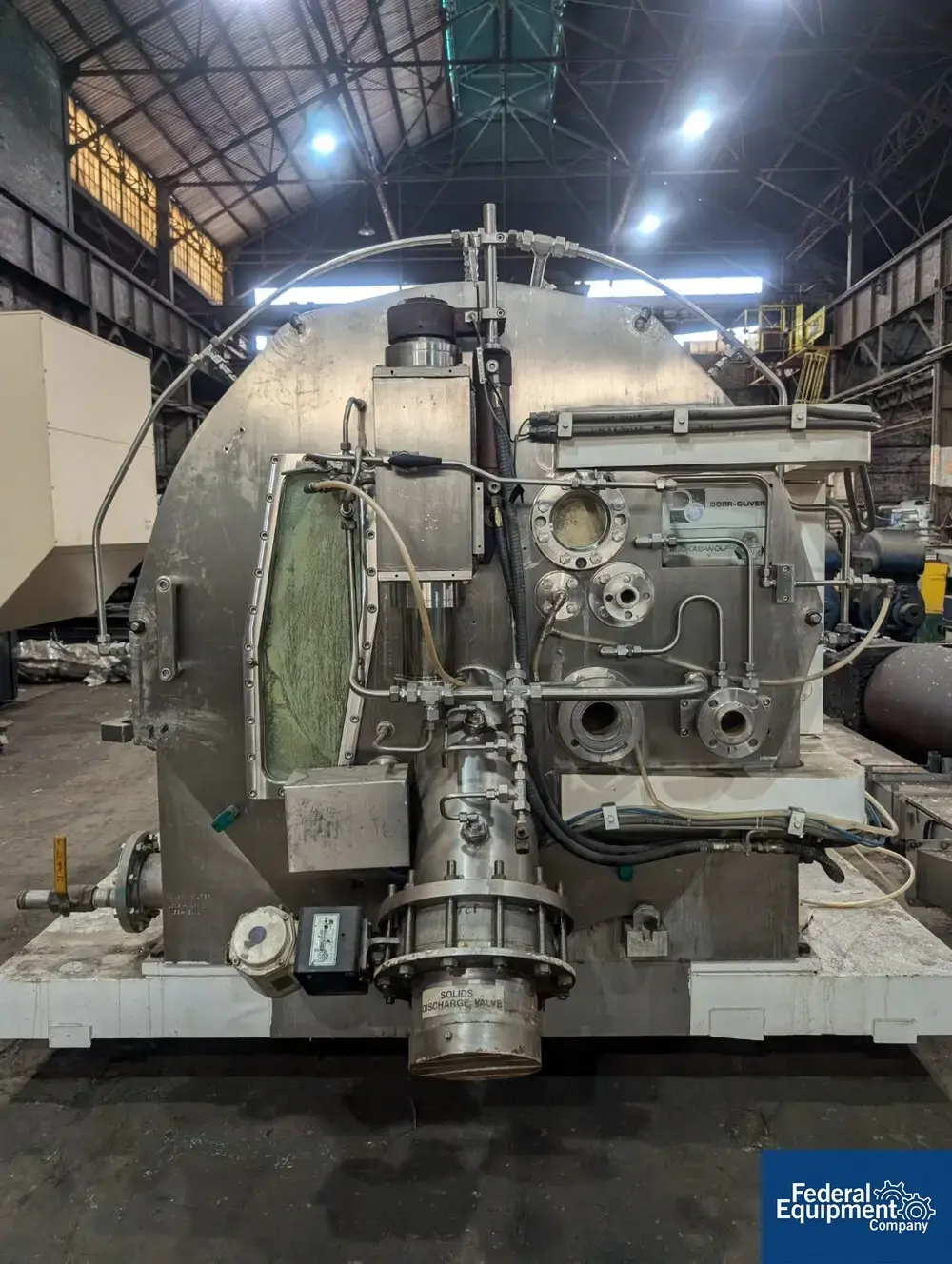 USED Dorr-Oliver Dorr Oliver Peeler Centrifuge, Duplex S/S, Model BW 1250H
