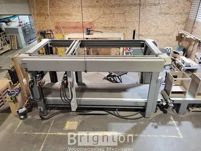 USED 2008 BIESSE COMIL PERFORMER TP USED FEED THROUGH CASE CLAMP