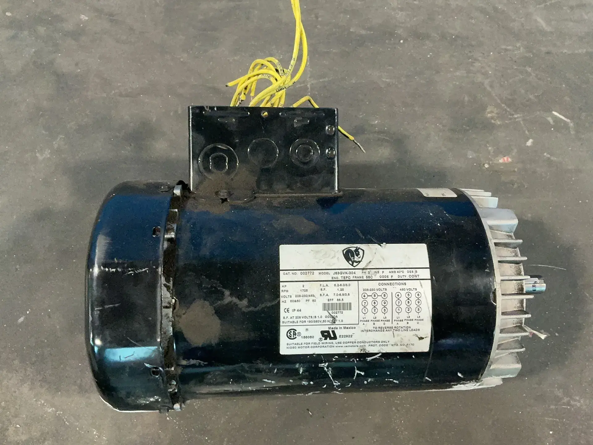 Used NIDEC J63GVK304 Motors (misc) Ohio US | HGR 24 #1287347