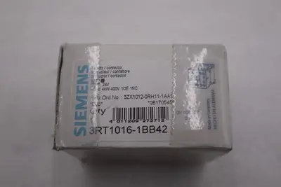 New Siemens contactor 3RT1016-1BB42 3RT10161BB42 New With Box Stock G795A