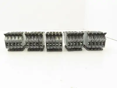 Morsettitalia S10H EURO S10-5H DIN Rail Terminal Block Fuse Holder 30A Lot of 25