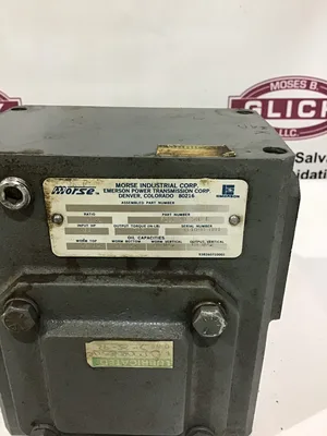 Morse F121 40 56C L Gear Reducer with Baldor VM3534 Motor 1725RPM 1.35S:F