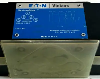 NEW VICKERS DGMPC-5-ABK-BAK-30 CHECK VALVE DGMPC5ABKBAK30