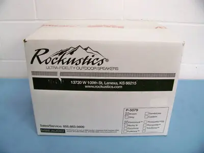 Rockustics EconoRock P-5079 6.5" 2-way Decorative Outdoor Landscaping / Rock Speaker - NEW IN BOX