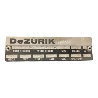 New | in-Stock DEZURIK KGSM Valves/Fittings MX | MAQUINARIA PECUSA #1394024