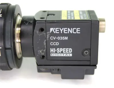 Keyence CV-035M Digital Double-speed Black-and-white Camera CCD with Kowa Lens