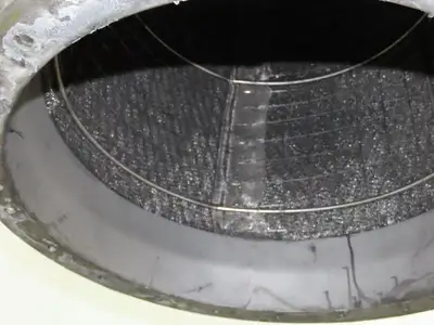 Rembe GmbH Q-Rohr 3 SS Dust Collector Flame Filter 600/24" Rupture Disc
