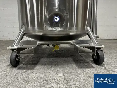 USED DCI Used 600 liter DCI Jacketed Receiver Vessel, Hastelloy C22, 45/150#