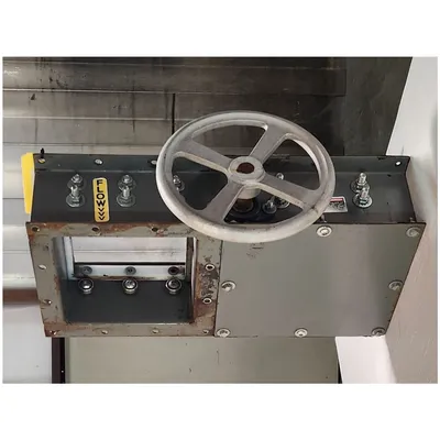 Used KWS Manufacturing 9" Rack and Pinion Slide Gate Roller Maintenance Valve