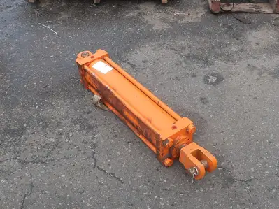 Orange Hydraulic Cylinder