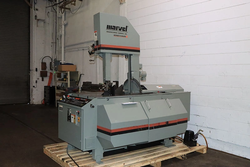 Used 2010 Marvel SERIES 8 MK III, 60°Power Tilt, 1.25" Blade Vertical Band Saws New Jersey US | Machinery Values #1460727