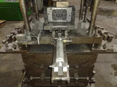 20 TON PNEUPOWR AIRAM MODEL #4P20 PNEUMATIC PRESS 3” STROKE: YOBRO #24858