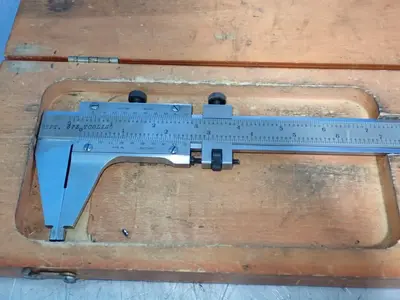 Used STARRETT 123 Vernier Calipers Ohio US | HGR 24 #1233322