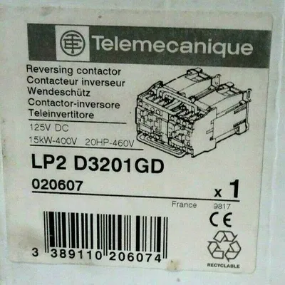 NEW TELEMECANIQUE LP2D3201GD REVERSING CONTACTOR