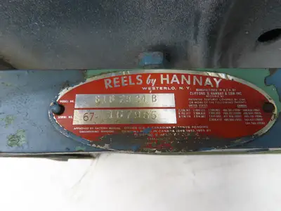Hannay Reels 818-23-24B Retractable Industrial Water Hose Reel 1/2" Lot Of 2