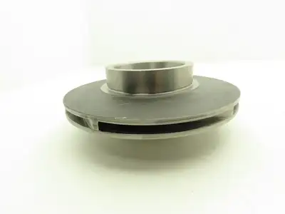 Centrifugal Pump Impeller 60mm Keyed Bore 203mm OD Steel