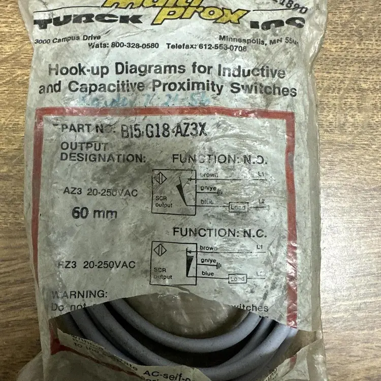 New | in-Stock TURCK B15-G18-AZ3X Industrial Controls | Surplus Asset Holdings #1221046