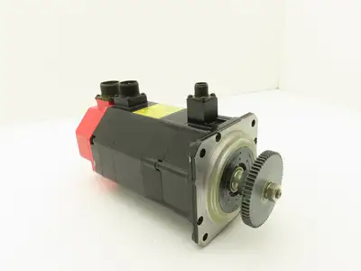 Fanuc A06B-0123-B175 AC Servo Motor 0.9kW 127V 3Ph 3000RPM Encoder A8600360T201