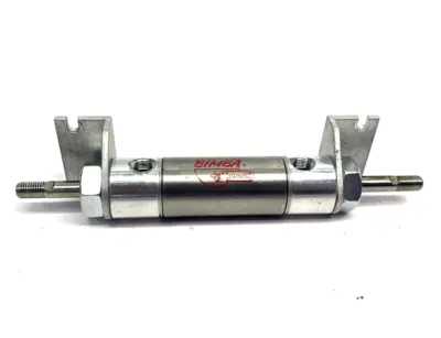 091.25-DXDE, 091 25-DXDE, 09125-DXDE | Bimba 091.25-DXDE Double-Ended Rod Pneumatic Cylinder 1-1/16" Bore 1-1/4" Stroke - Used