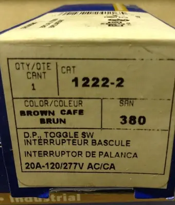 New | in-Stock LEVITON 1221-2 Miscellaneous Equipment (Electrical & Power) | Surplus Asset Holdings #1188509