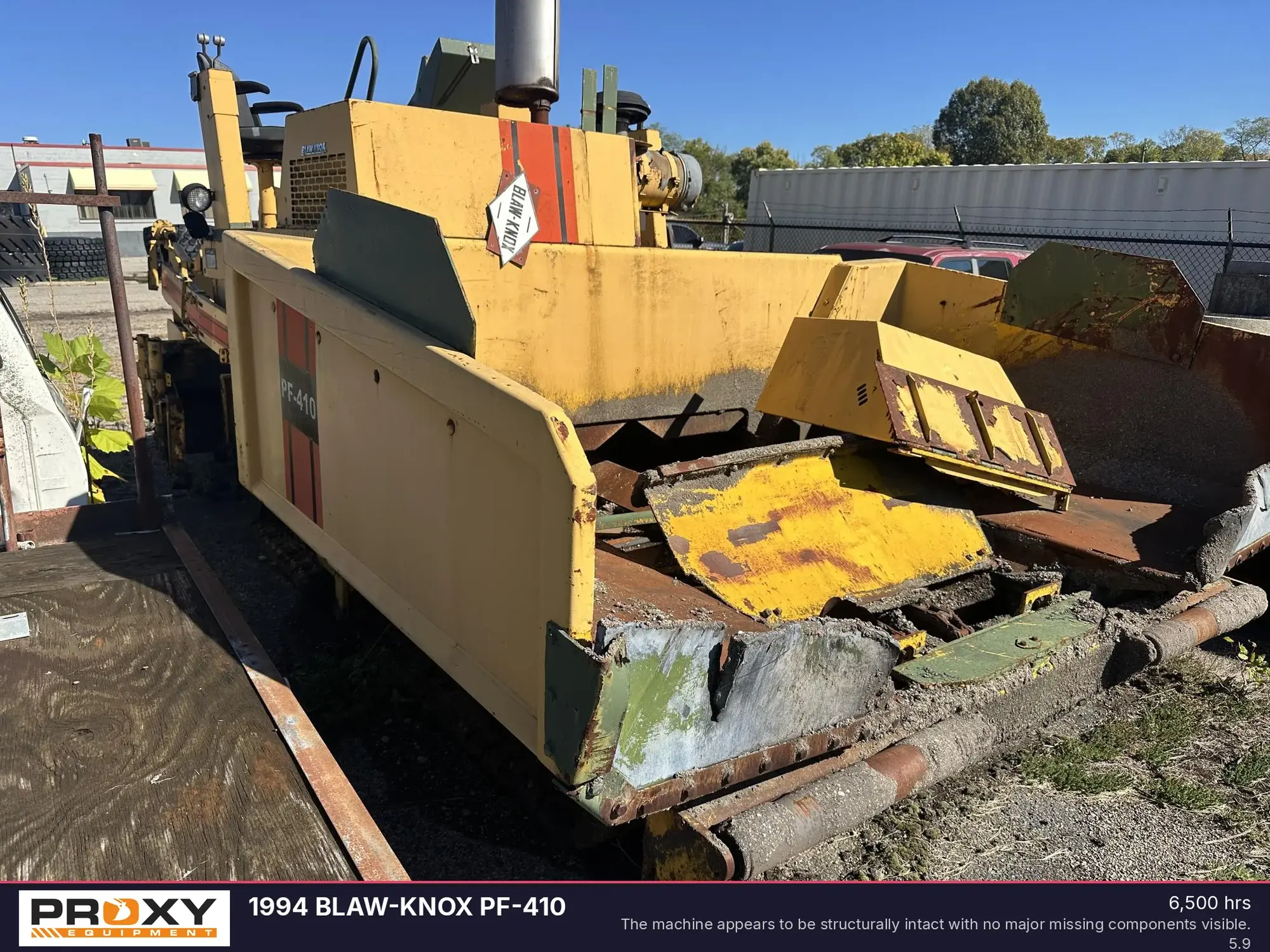 Used 1994 BLAW-KNOX PF-410 Asphalt Pavers Louisiana US | Proxy Equipment #1379951