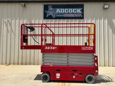 New | in-Stock 2026 MEC 3232+ Scissor Lifters Texas US | Adcock Equipment USA #1524567