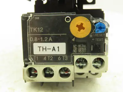 Fuji SK12L Motor Starter Contactor 5.5kW 600V TK12W & Thermal Overload 0.8-1.2A