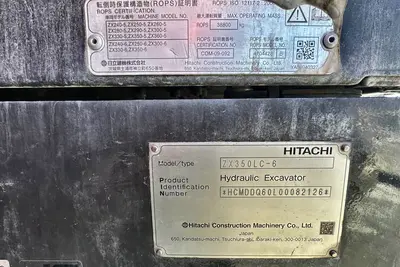 Used 2022 HITACHI ZX350-LC6 Excavators Pennsylvania US | Proxy Equipment #1383022