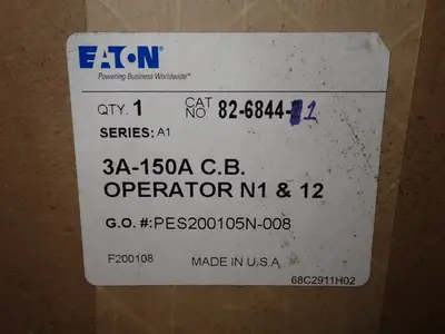 Used EATON 8268441 Circuit Breaker Parts Ohio US | HGR 24 #754601