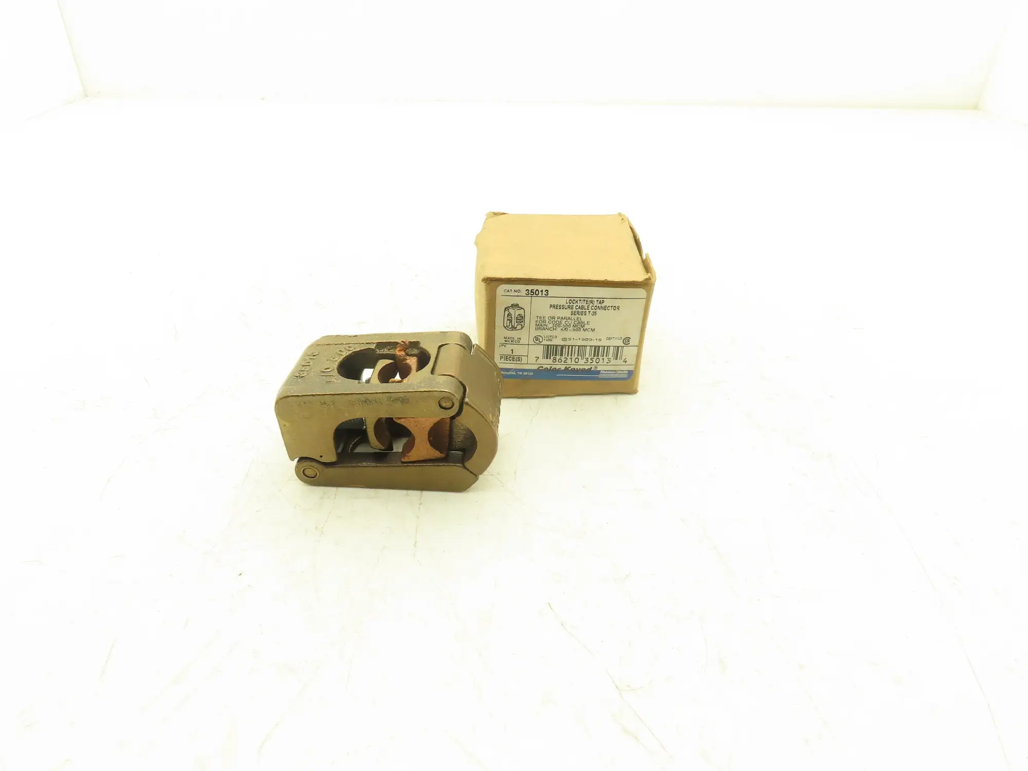 Thomas & Betts 35013 Loctite Tap Pressure Cable Connector 4/0 AWG-500 MCM