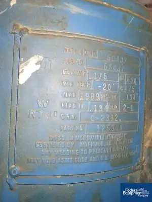 USED Quincy 10 HP Quincy Vacuum Pump, Model QSVB10WN3C