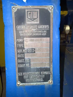 2009 Georgia Iron Works LCC-M100-400.3MA Slurry Pumps | Yellow Tag Capital Recovery (5)