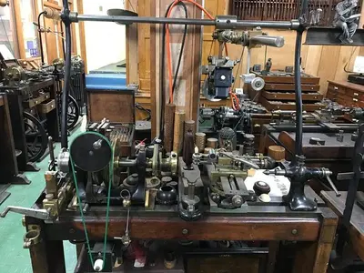 9286-385 Antique Holtzapffel Ornamental Turning Lathe, Circa 1881
