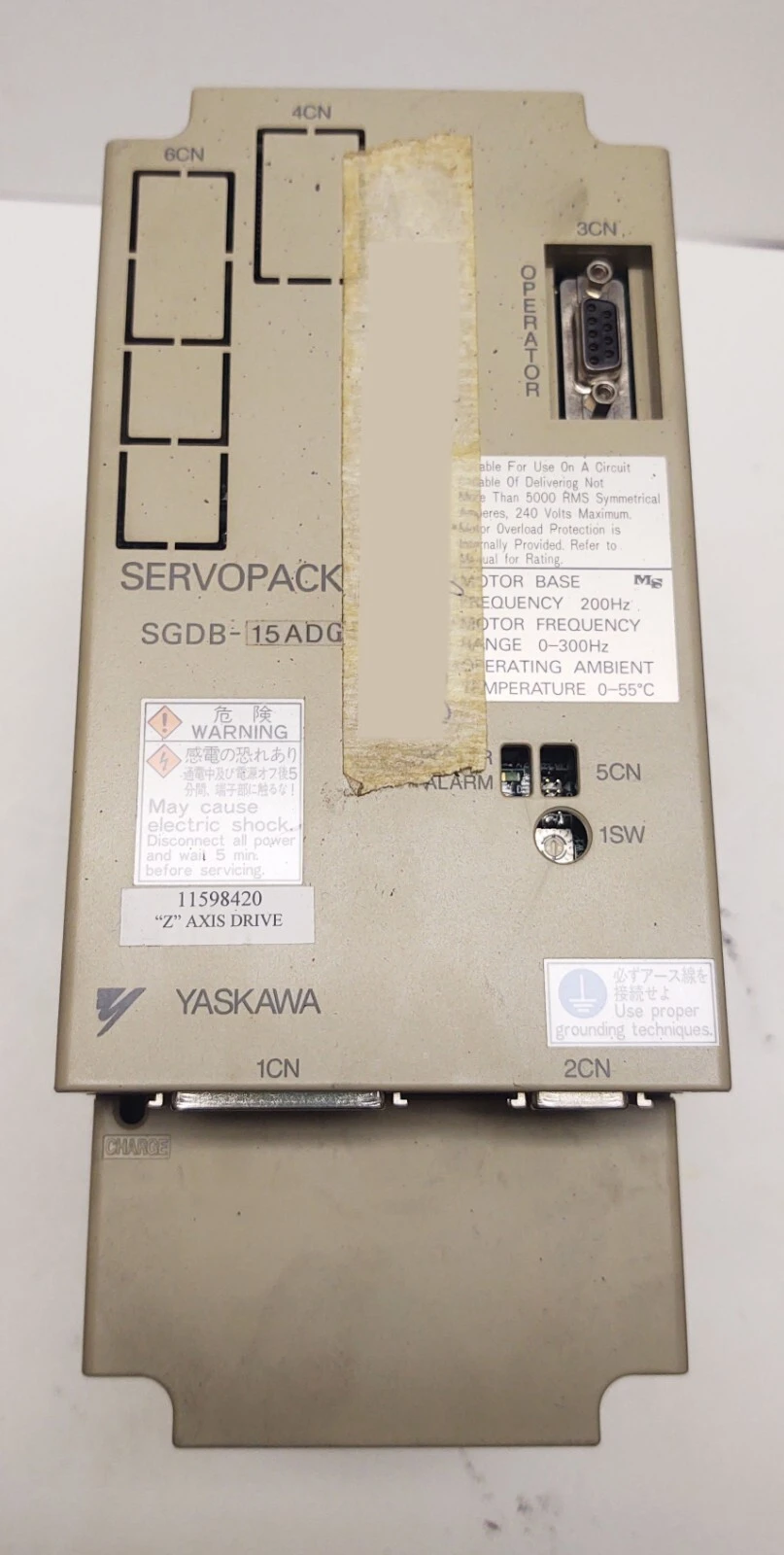 USED Yaskawa SGDB-15ADG