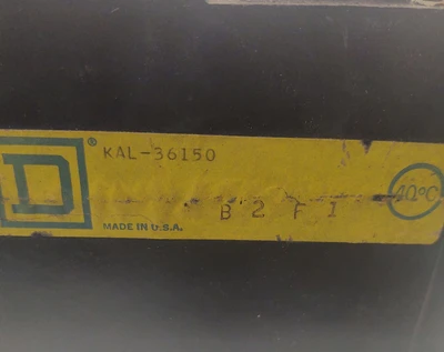USED Square D KAL36150