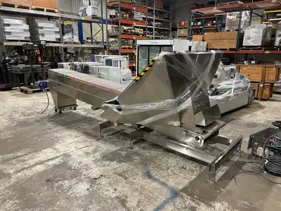 Used Shibuya Hoppman EP35 Elevator Prefeeder Bottle Feed Hopper Elevator Michigan US | Maverick Industrial Sales #1390575