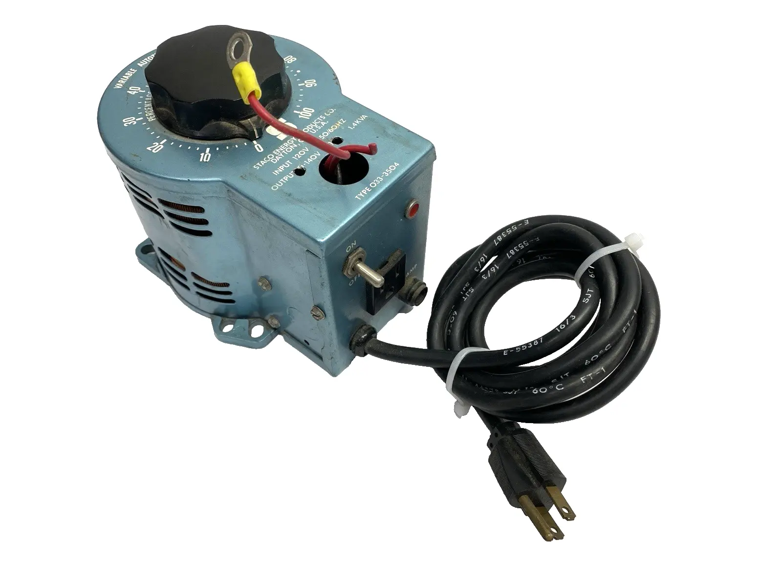 USED STACO VARIABLE AUTOTRANSFORMER