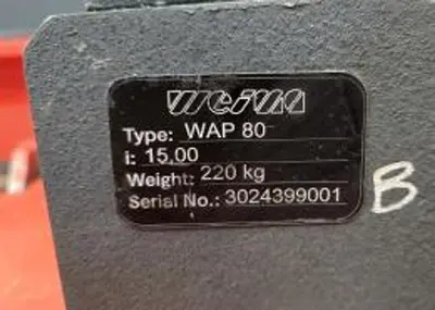 USED 2018 WEIMA WL 8